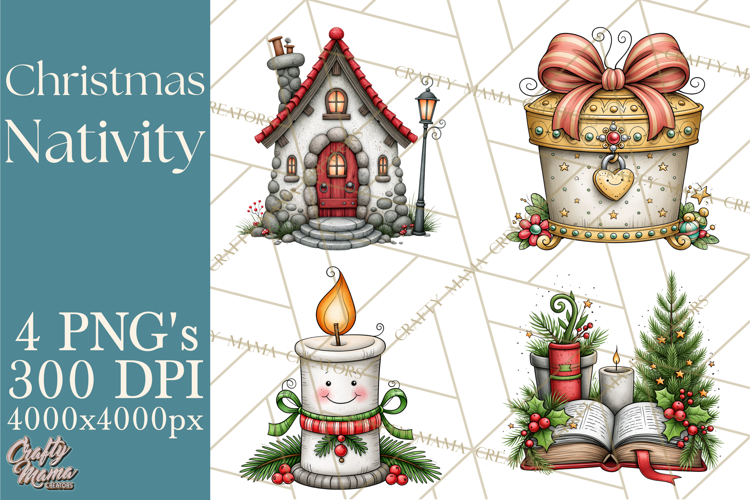 Christian Christmas Nativity PNG Clipart