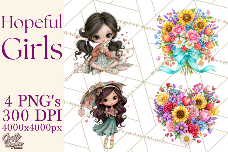 Encouragement Girls PNG Clipart, Inspirational Hope