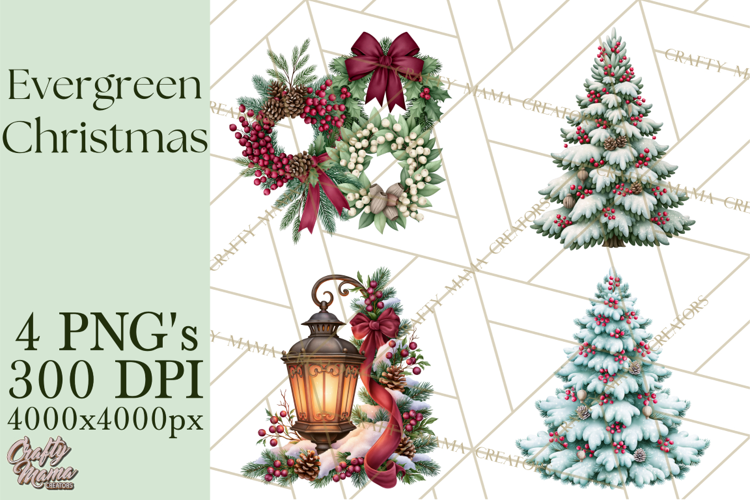 Christmas Tree Farm PNG Clipart, Santa & Elf Characters