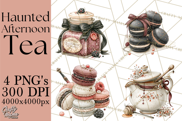 Haunted Afternoon Tea PNG Clipart, Gothic Tea Party