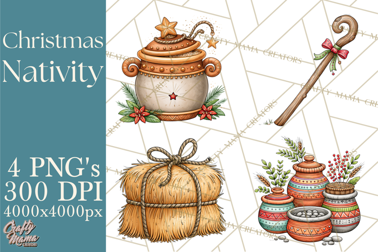 Christian Christmas Nativity PNG Clipart