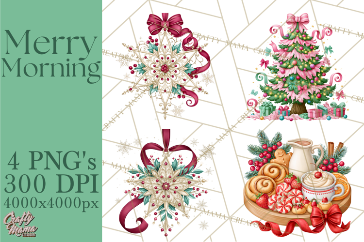 Christmas Morning Girls PNG Clipart, Pajama Characters