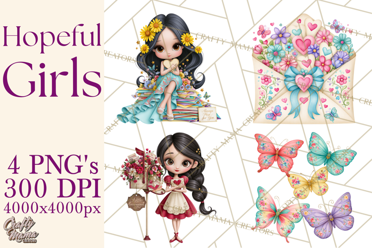 Encouragement Girls PNG Clipart, Inspirational Hope