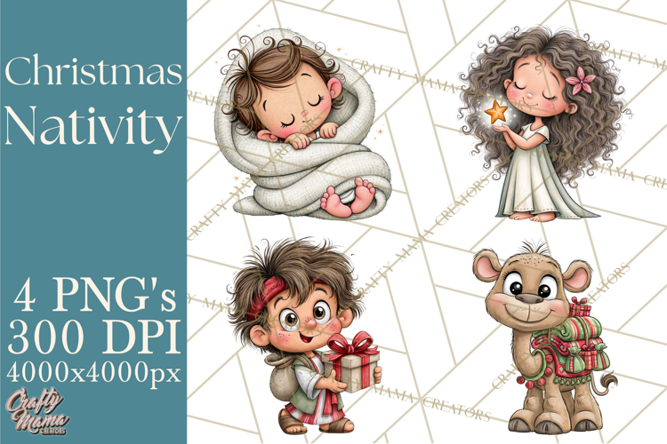 Christian Christmas Nativity PNG Clipart