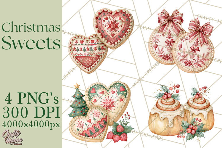 Christmas Dessert Clipart PNG example image 1