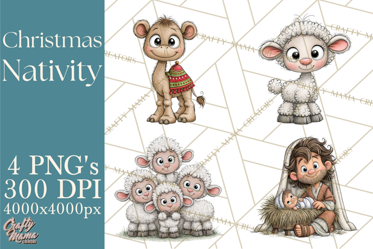 Christian Christmas Nativity PNG Clipart
