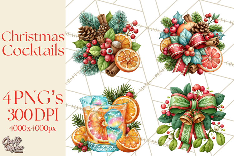 Watercolor Cocktail Clipart Image 11