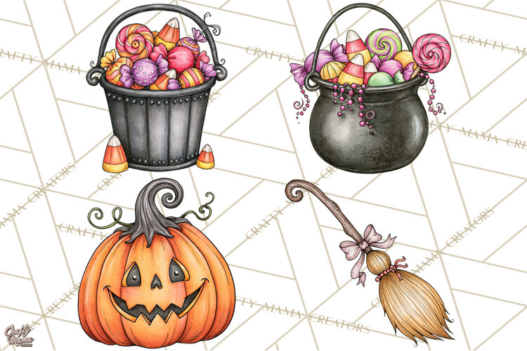 Monster Munchkins Halloween Accessories PNG example image 1