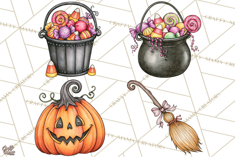 Monster Munchkins Halloween Accessories PNG
