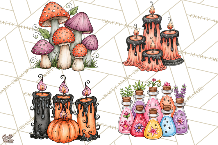 Monster Munchkins Halloween Accessories PNG