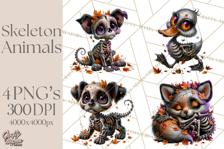 Halloween Skeleton Clipart Image 9