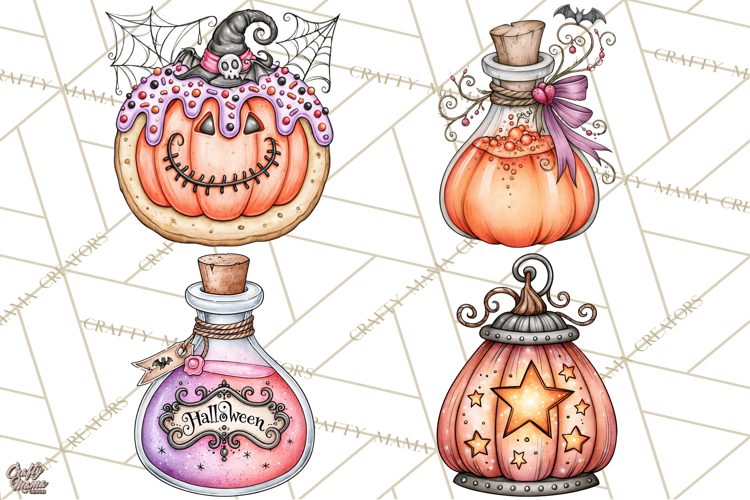 Monster Munchkins Halloween Accessories PNG