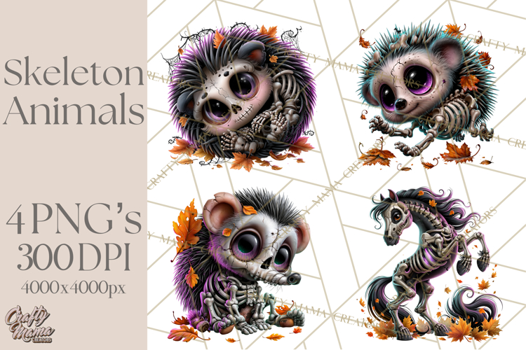Halloween Skeleton Clipart Image 12
