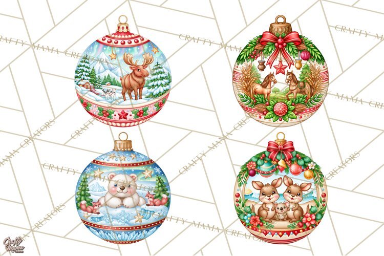 World Christmas Ornaments PNG Clipart example image 1