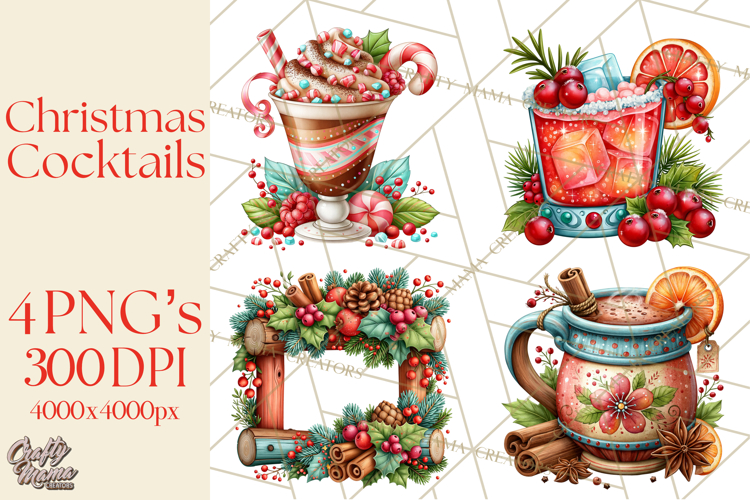 Watercolor Cocktail Clipart Image 20