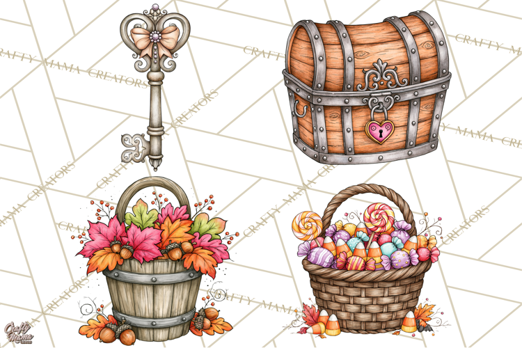 Monster Munchkins Halloween Accessories PNG