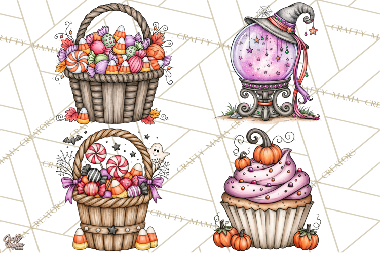Monster Munchkins Halloween Accessories PNG
