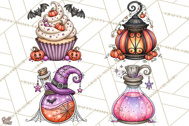 Monster Munchkins Halloween Accessories PNG example image 1