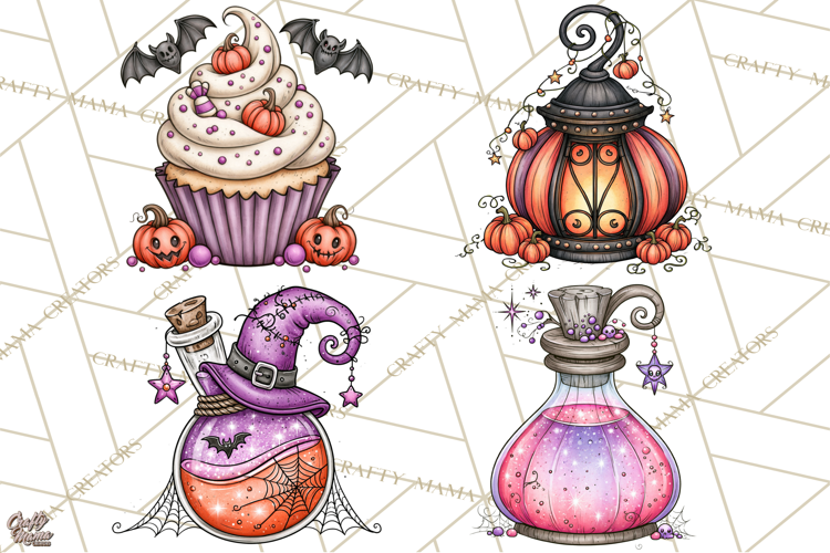 Monster Munchkins Halloween Accessories PNG