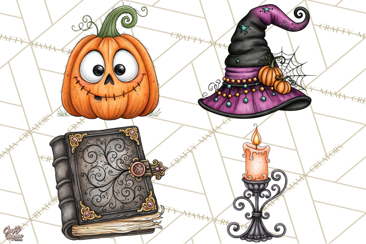 Monster Munchkins Halloween Accessories PNG
