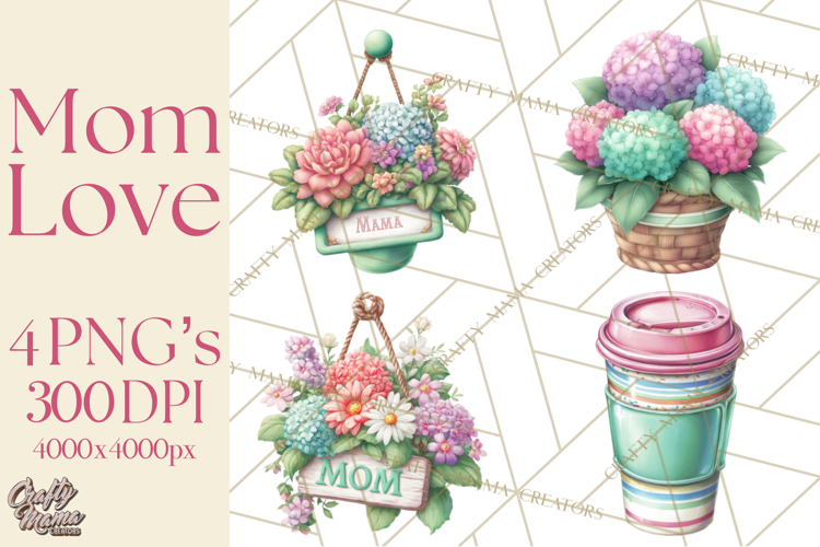 Mom Clipart, Mothers Day, Mom PNG, Mama Clip Art Images