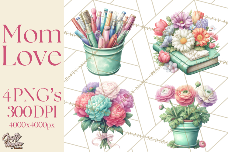 Mom Clipart, Mothers Day, Mom PNG, Mama Clip Art Images