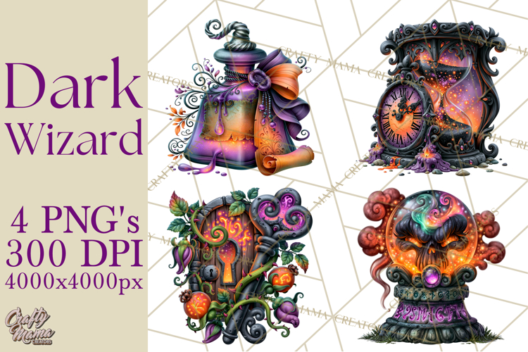 Evil Wizard Dark Fantasy PNG Clipart