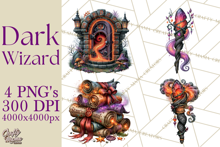 Evil Wizard Dark Fantasy PNG Clipart