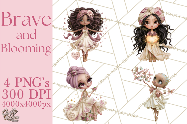 Breast Cancer Warrior PNG Clipart, Pink Ribbon Girls