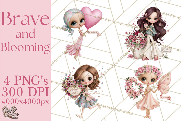Breast Cancer Warrior PNG Clipart, Pink Ribbon Girls