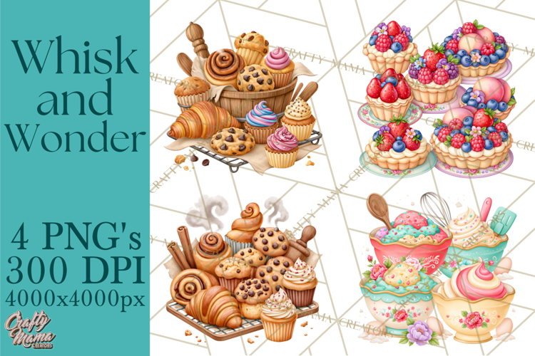 Whimsical Bakery Girls & Boys PNG Clipart, Baker Characters