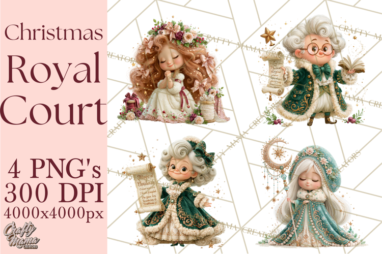 Christmas Royal Court PNG Clipart