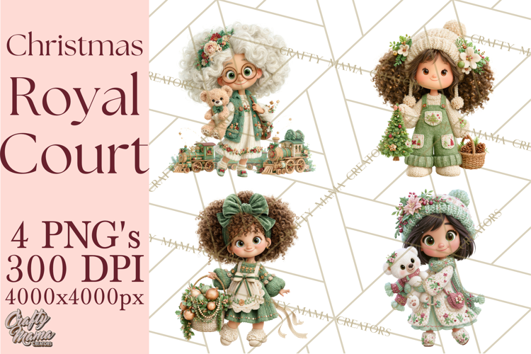 Christmas Royal Court PNG Clipart