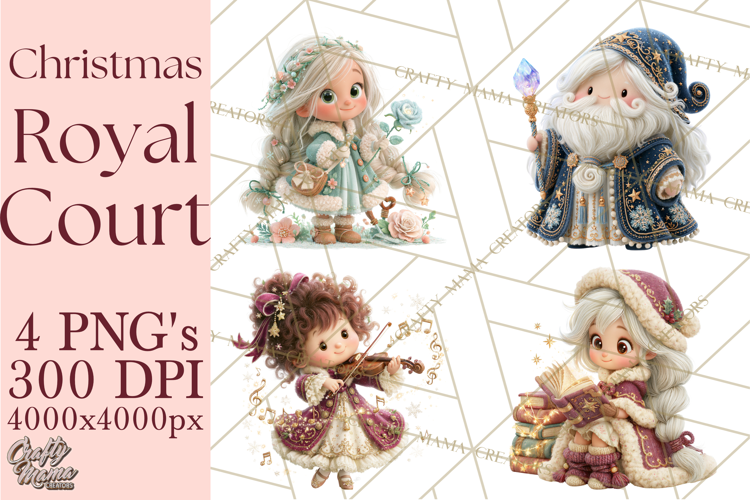 Christmas Royal Court PNG Clipart