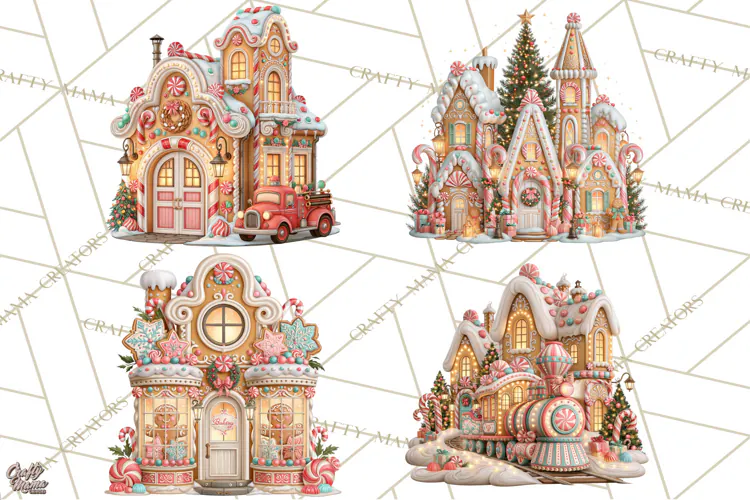 Gingerbread Christmas Clipart, Gingerbread People PNG
