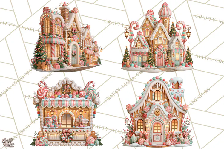 Gingerbread Christmas Clipart, Gingerbread People PNG