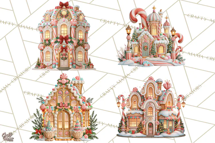 Gingerbread Christmas Clipart, Gingerbread People PNG