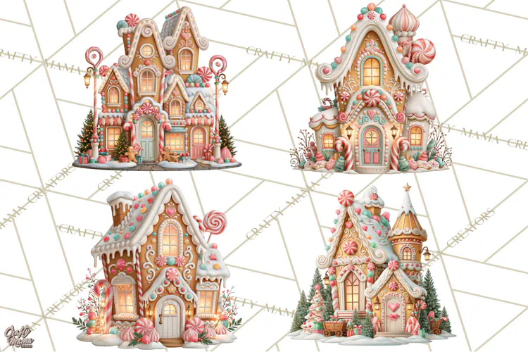 Gingerbread Christmas Clipart, Gingerbread People PNG