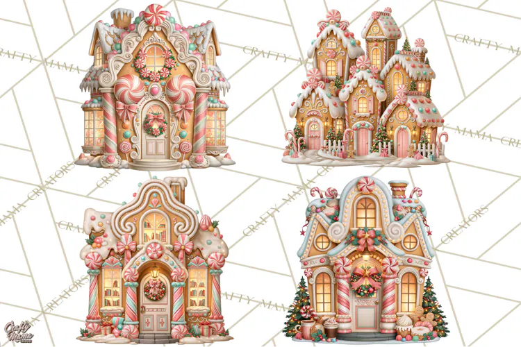 Gingerbread Christmas Clipart, Gingerbread People PNG