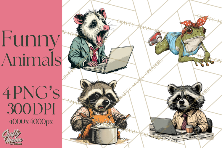 Funny Animals Clipart, Animal Life Png, Funny Png