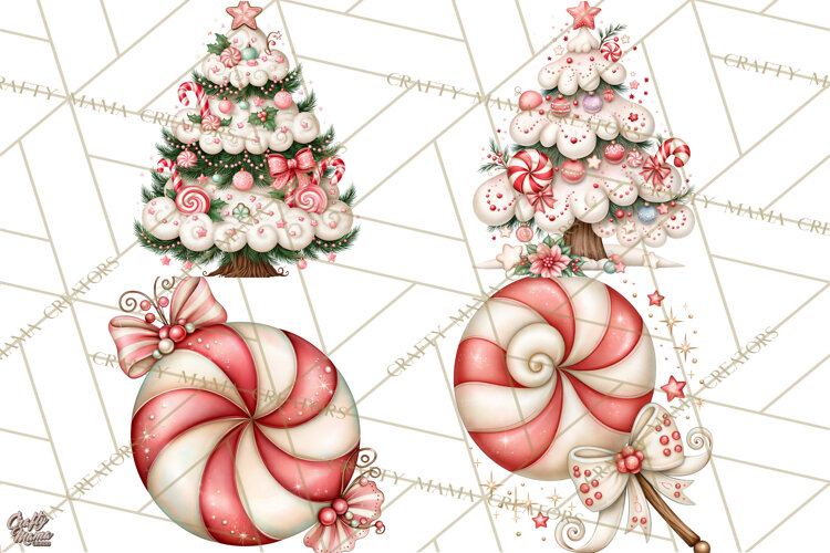 Gingerbread Fairyland Christmas PNG Clipart example image 1