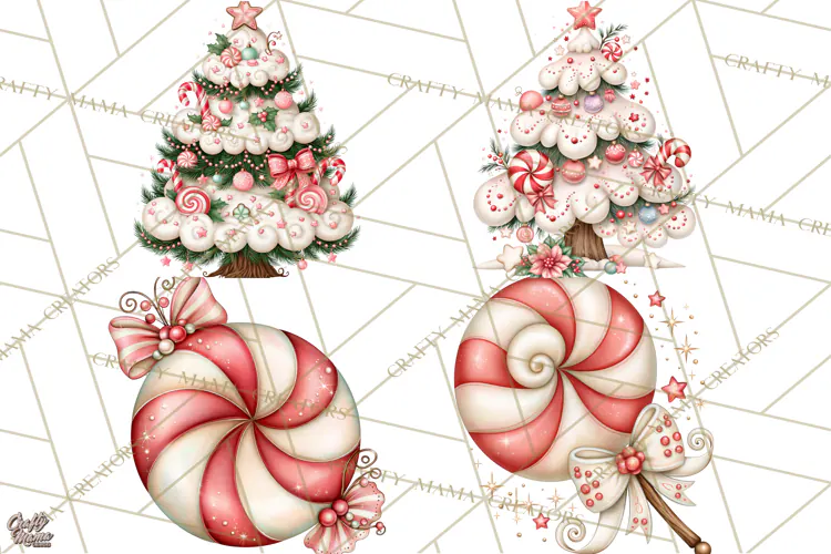 Gingerbread Fairyland Christmas PNG Clipart