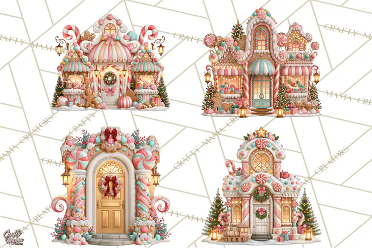 Gingerbread Christmas Clipart, Gingerbread People PNG