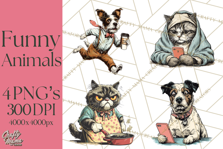 Funny Animals Clipart, Animal Life Png, Funny Png