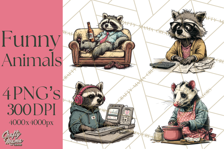 Funny Animals Clipart, Animal Life Png, Funny Png