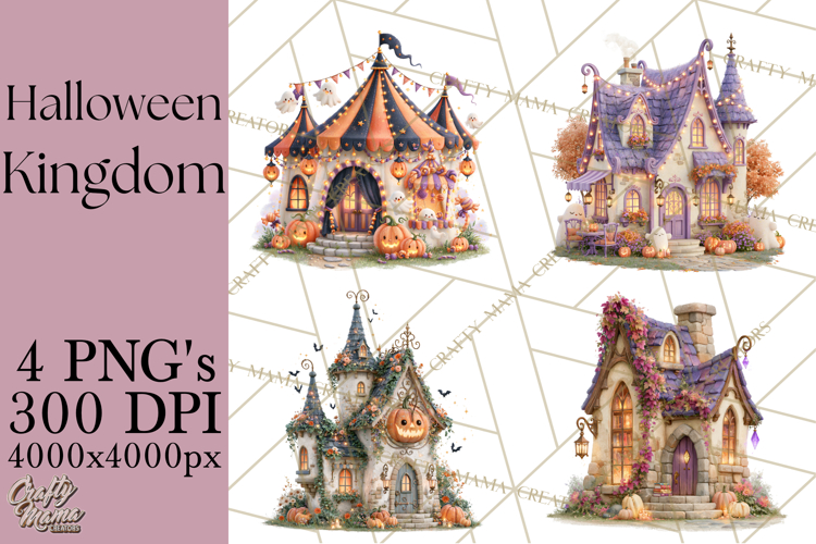 Halloween Kingdom Buildings PNG Clipart