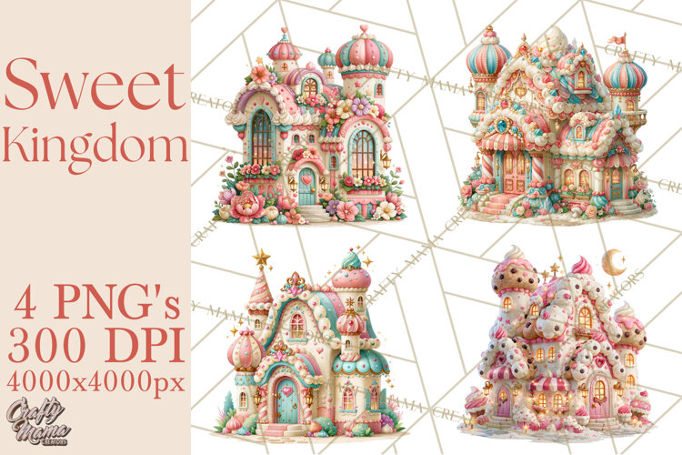 Sweet Kingdom Buildings PNG Clipart example image 1