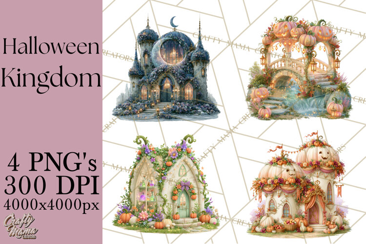 Halloween Kingdom Buildings PNG Clipart example image 1