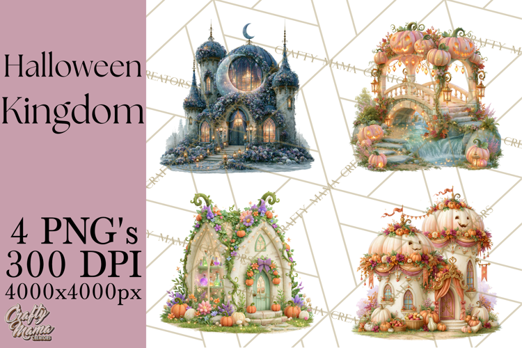 Halloween Kingdom Buildings PNG Clipart