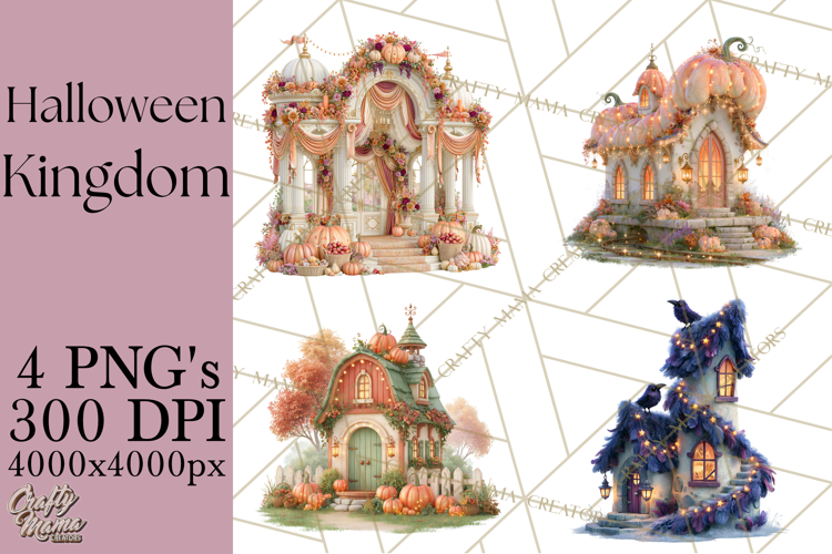 Halloween Kingdom Buildings PNG Clipart